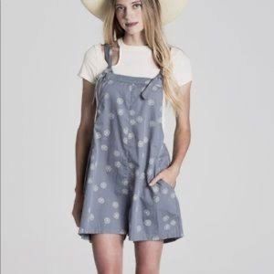 Rylee + Cru Gray Romper - Sand Dollar